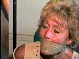41 Yr OLD COURT CLERK WRAPPED TAPE GAGGED & BALL-TIED (D22-5)