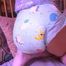 Colouring in my clowdee diaper
