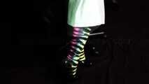 Gothic socks to sniff