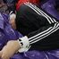 Samantha tied and gagged on bed wearing shiny nylon rainwear (Pics)