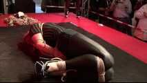 Supertight Hogtie Escape Challenge for Yvette Costeau - tied by Lew Rubens