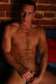 Solo action of a straight masculine mature man