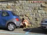 016124 Eve Is Spotted Peeing In The Street