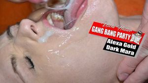 Alexa Gold & Dark Mara – Lakefront Villa Gangbang Party  
