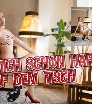 Take me nice and hard on the table!