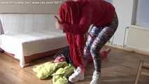 Lady Emjay - Facesitting the jacket loving slave