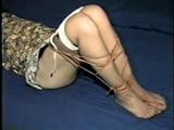 33 Yr OLD AMERICAN INDIAN DOCTOR TIED TO BRASS BED WITH RAWHIDE (D28-6)