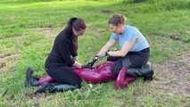 Ponyplay fun with our latex pony 