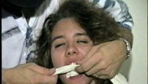 HOG-TIED CLEAVE-GAGGED SEXY HOSTAGE DIAMOND (D15-12)