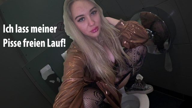 My hottest piss in the public toilet!