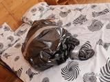[From archive] Dominica Phoenix - ball taped and packed in trash bag
