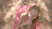 Tinder-Date Blowjob - das hält er nicht lange aus! Outdoor