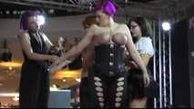 Public Breast Bondage & Punishment for Nova Pink & Muriel LaRoja