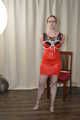 Gefesselt im Wetlook Outfit und verschiedene Knebel