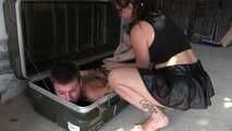Muriel - Hogtie in Chains and ready for Transport...
