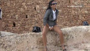 016186 Eve Has To Pee On The Foreshore  After Finding  All The Toilets Are Closed