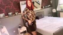 Self-procured with a glass dildo