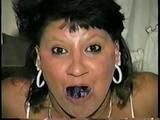 33 YEAR OLD AMERICAN INDIAN TRISH HAS PANTIES PULLED OFF & STUFFED IN HER MOUTH, DOES SELF MOUTH STUFFING, OTM GAGGED, TIED WITH ROPE & TIGHTLY HANDGAGGED (D61-3)