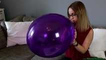 pump inflating a purple TT17 and nail2pop it