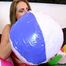 popping eight water balls with fingernails, high heels and tearing