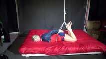 Get 2 Archive Videos with Sonja bound and gagged in her shiny nylon Shorts
