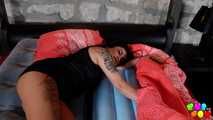 462 Tequila loves her air mattresses!