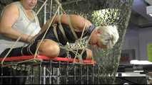 Hard Public Bondage Endurance Challenge for Lena King