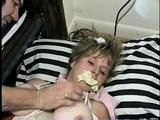  BIG TITS KIM IS BOUND, GAGGED & FONDLED (D29-13)