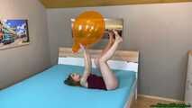 footpumping orange TT17 and throwing against the wall till it pops