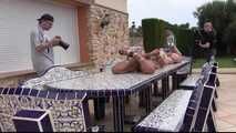 Yvette Costeau - Two Girl Hogtie in sunny Spain - The Damon Pierce Files