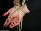 Hands are tied