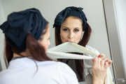 Crazy nylon school girl Antonia (233 images)