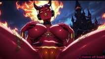 Gol Hot Bikini Demon Girl Dark Castle Nude