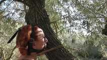 Bondage Walk in the spanish Woods for Zoey Ziptie and Melodie