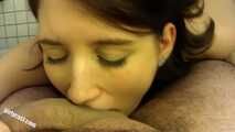 Teen Nele – First Blowjob on Camera (with a Surprise)