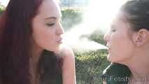 Two girls from next door...