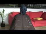 Watch 3 Archive Videos with Katherina enjoying Bondage in her shiny nylon Rainwear from 2010