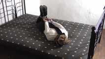 her first tapehogtie 2/3