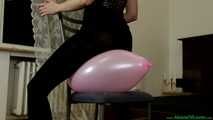 sexy and intense sitpopping on the chair