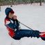 Jill tied, gagged and hooded outdoor in the snow wearing sexy oldschool downwear (Pics)