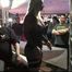 Bondage Walk in Public with sexy Dany Blonde