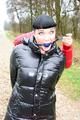 Jill tied and gagged by Petra in a shiny 