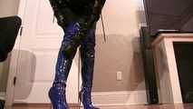 Latex Boot Catwalk