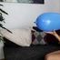 Blow2pop blue unique zeppelin balloon