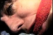 26 Yr OLD K-MART CLERK GETS MOUTH STUFFED, CLEAVE GAGGED, HOG-TIED ON THE BED WEARING NYLON STOCKINGS AND HEELS (D69-13)