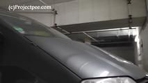 078055 Rachel Evans Takes A Risky Pee In The Parking Garage