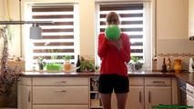 two sexy Blow2Pops in the kitchen