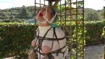 Hardest Bondage Walk Training Session ever for Rija Mae