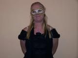 Tied up with mask