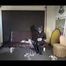 Watching Mara wearing sexy black rainwear during sorting her ropes for the next bondage session (Video)
